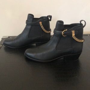 Salvatore ferragamo black boots